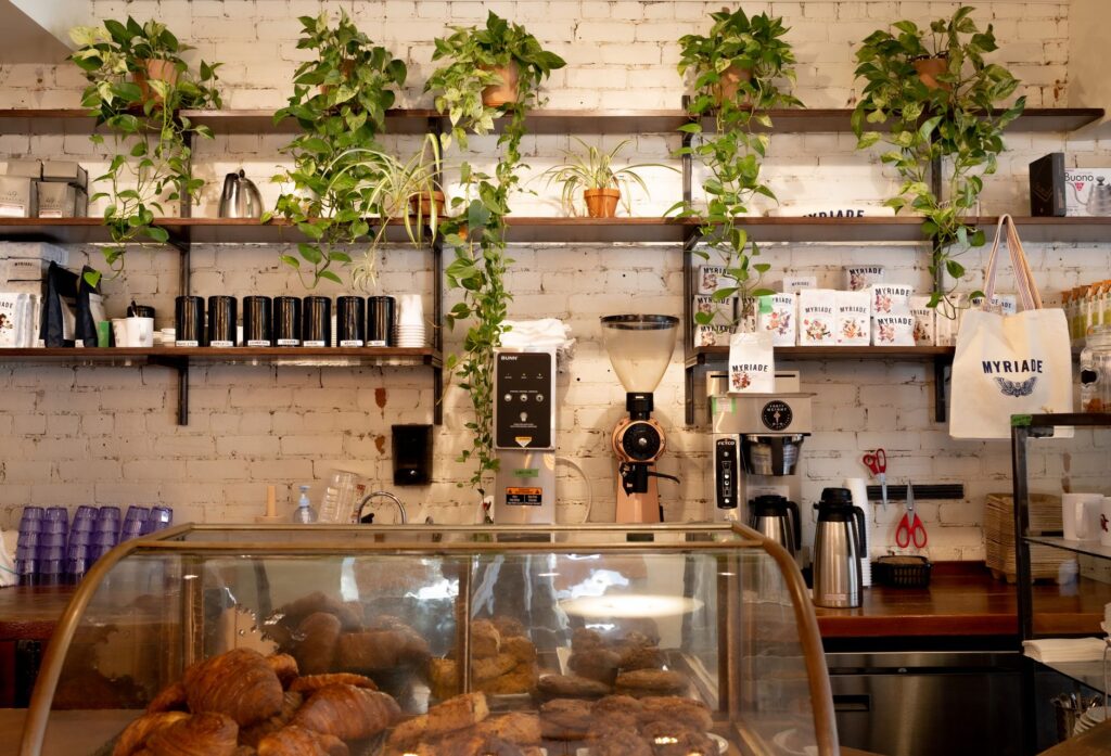 A neighbourhood café in the DMV area