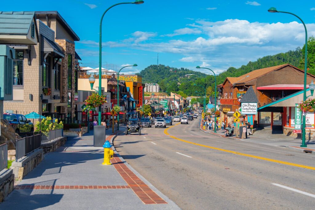 Main-street shops in the DMV area